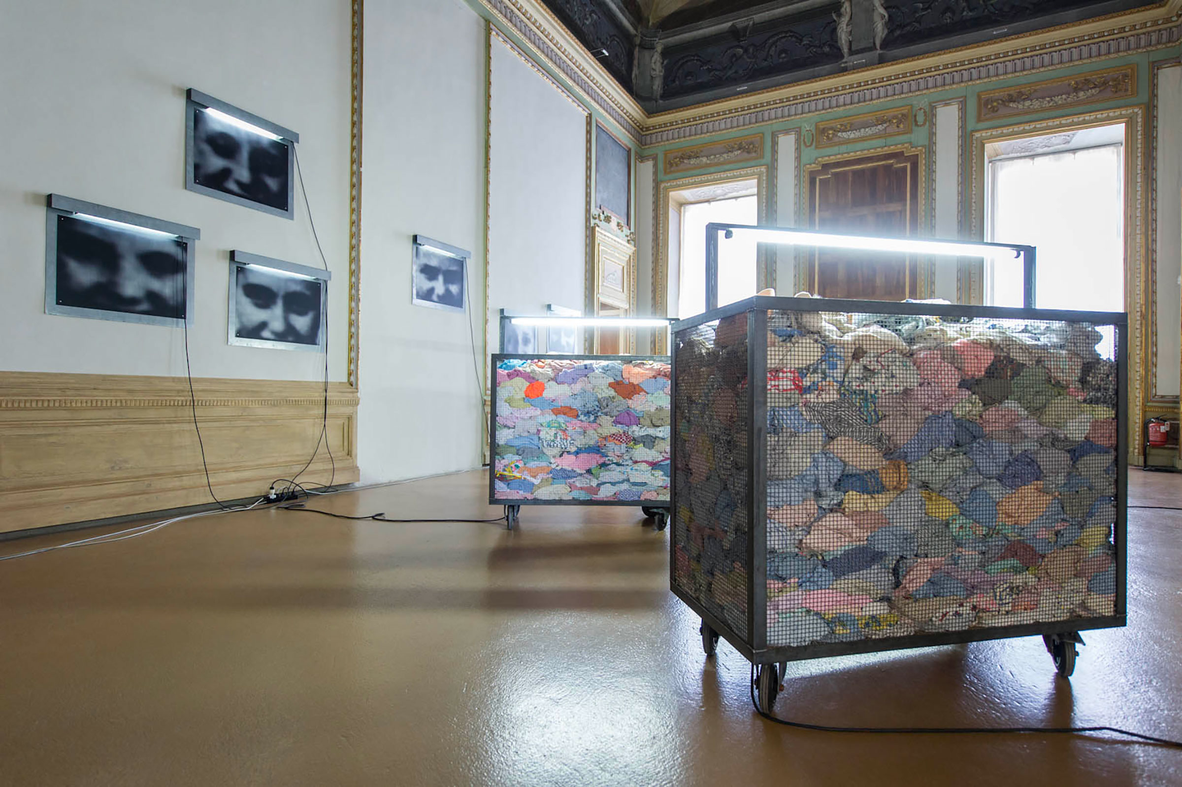 Christian Boltanski, Children, 2011, Containers, 2010